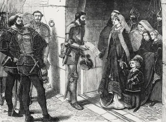 Scotch Peers Demanding the Children of Queen Margaret